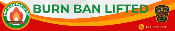Burn Ban Lifted Banner Image