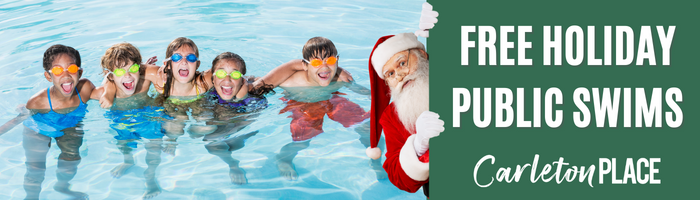 Free Holiday Swims Banner Image