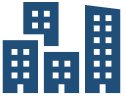clipart of 4 apartment buildings