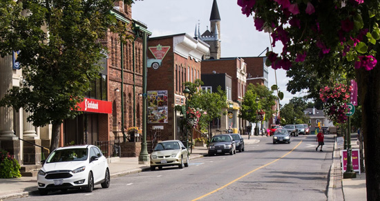 Photo looking down the main street in Carleton Place